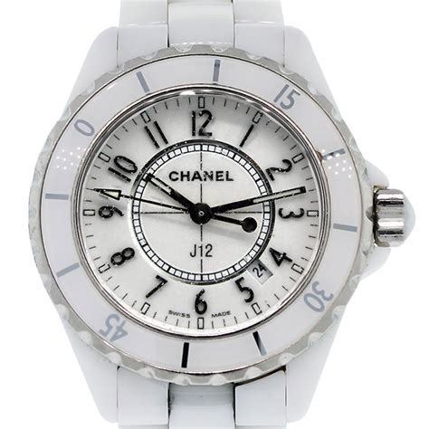 chanel women's watches white